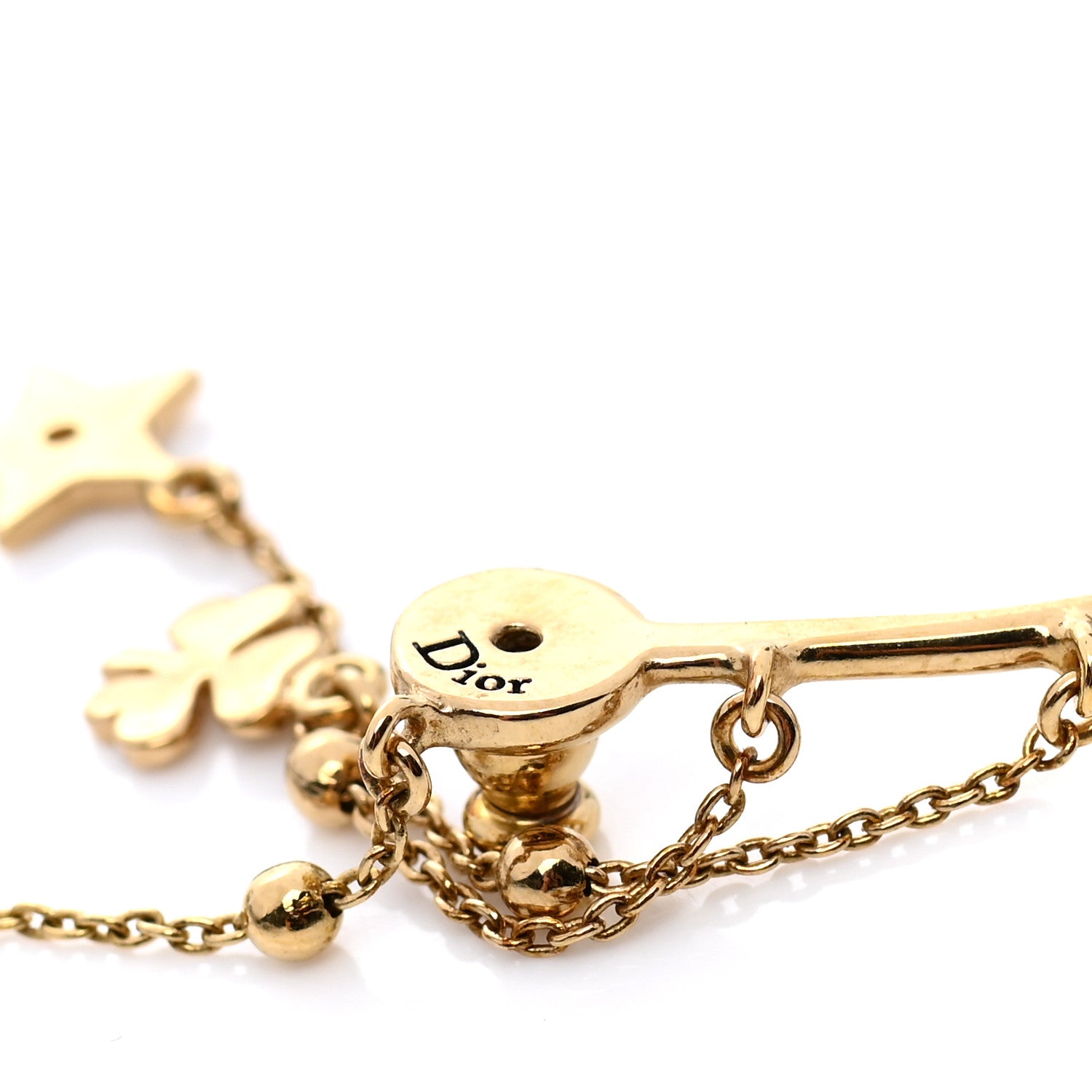 Christian Dior Pearl Shiny-D Earring Gold 4 of 4