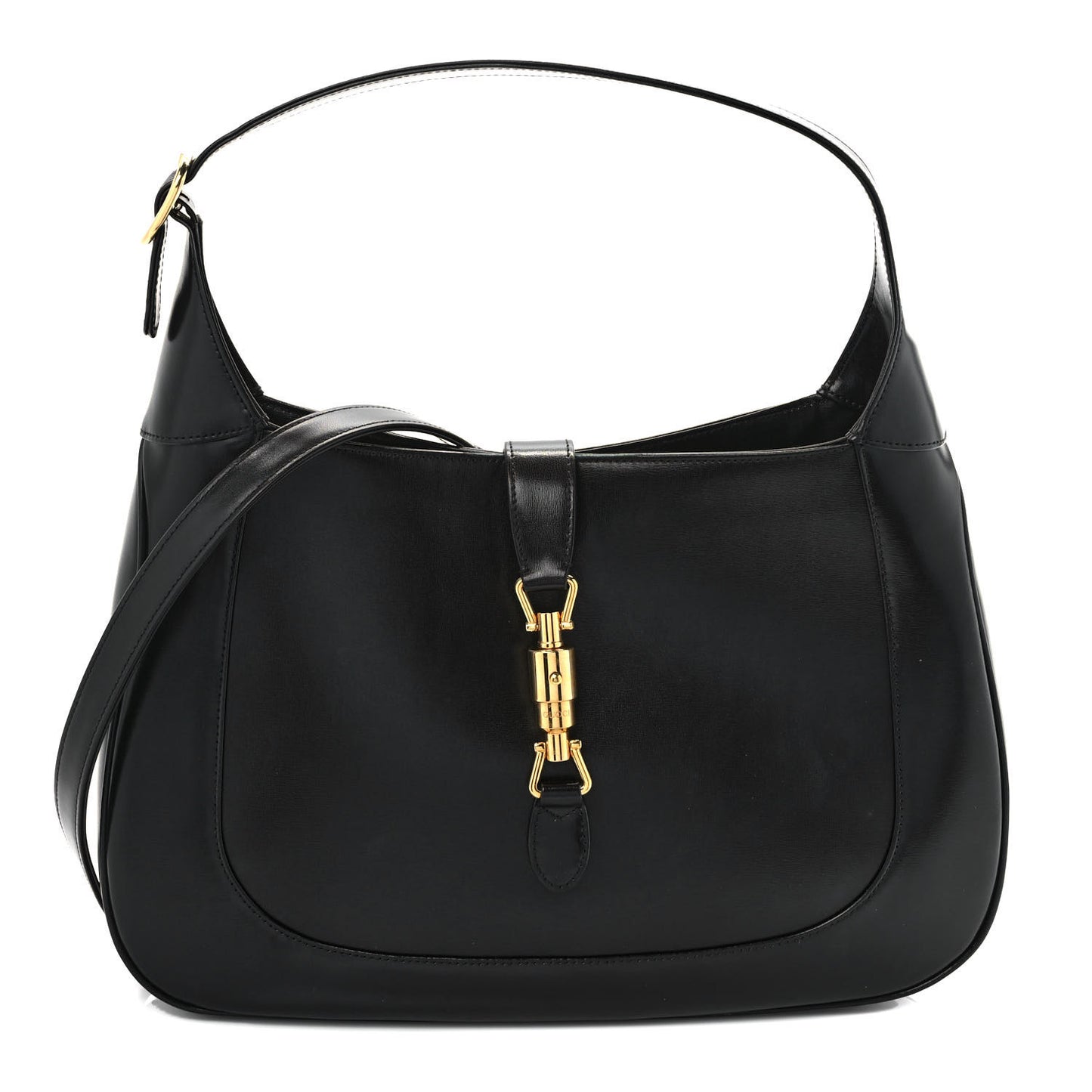 Boarded Dyana Lux Calfskin Medium Jackie 1961 Hobo Black