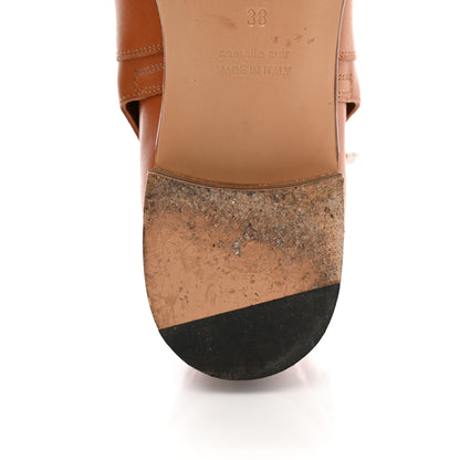 Hermes Calfskin Neo Low Boots 38 Natural 10 of 14