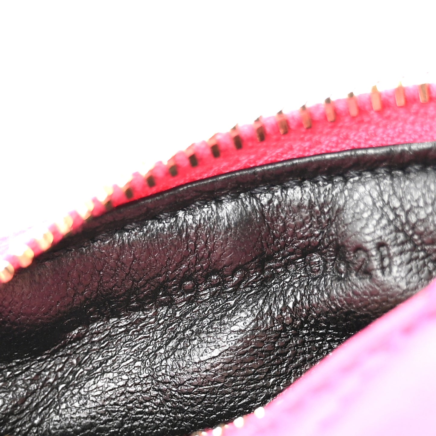 Quilted Lambskin Berlingo Bag Charm Fuchsia