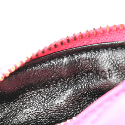 Saint Laurent Quilted Lambskin Berlingo Bag Charm Fuchsia 4 of 9