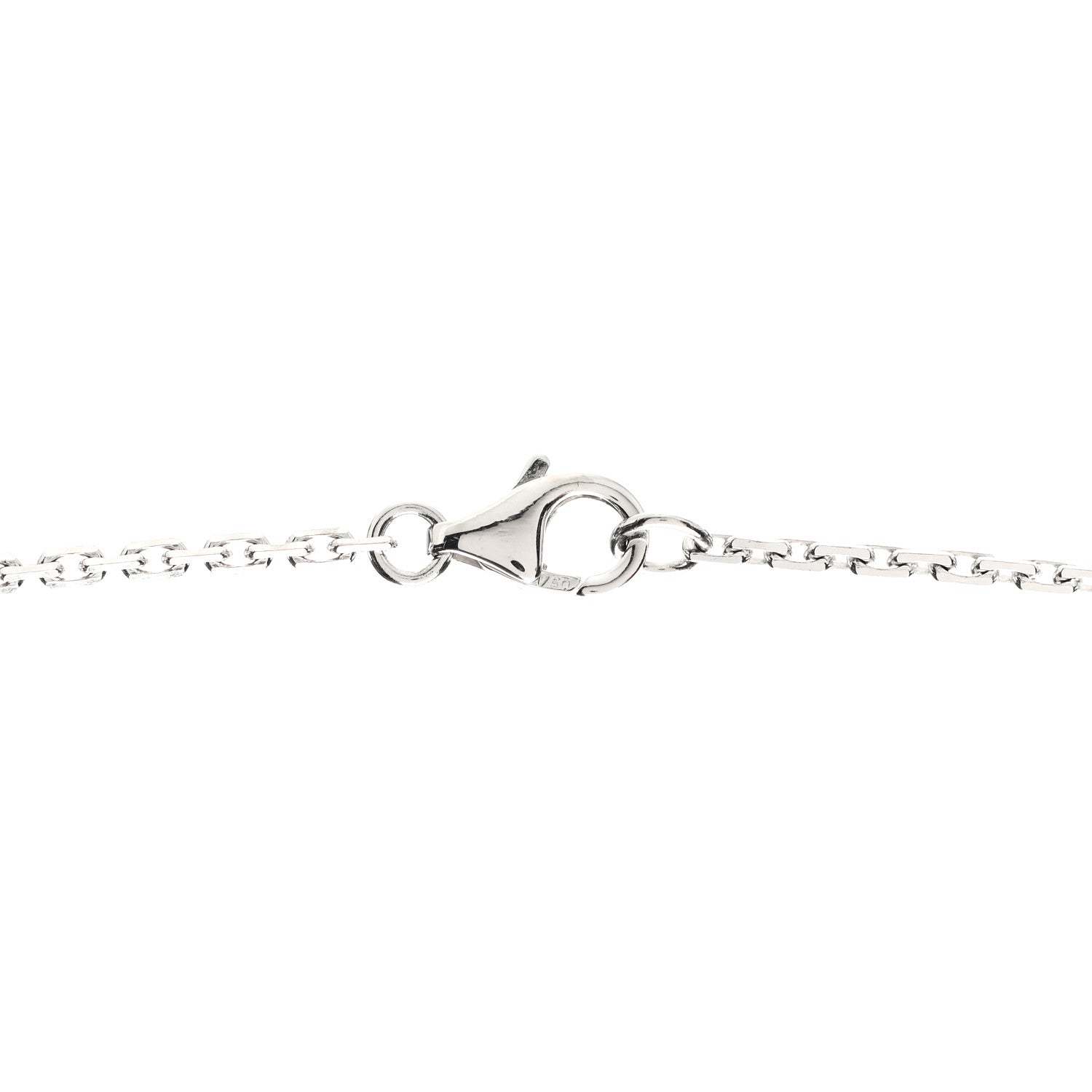 Cartier 18K White Gold LOVE Pendant Necklace 6 of 7