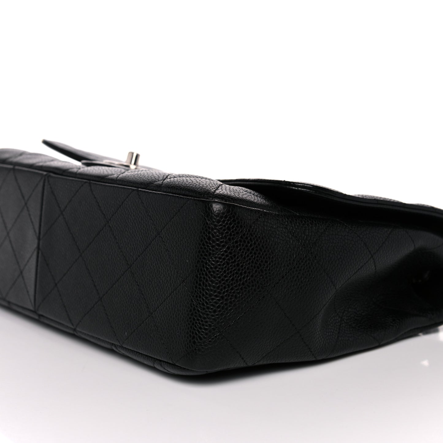 Caviar Quilted Jumbo Single Flap Black