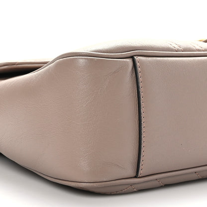 Gucci Calfskin Matelasse Medium GG Marmont Shoulder Bag Porcelain Rose 13 of 14
