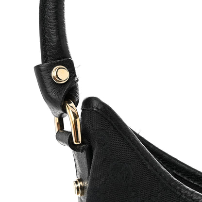 Gucci Monogram Medium Abbey D Ring Hobo Black 11 of 12