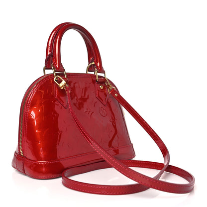 Louis Vuitton Vernis Alma BB Pomme D'Amour 3 of 11