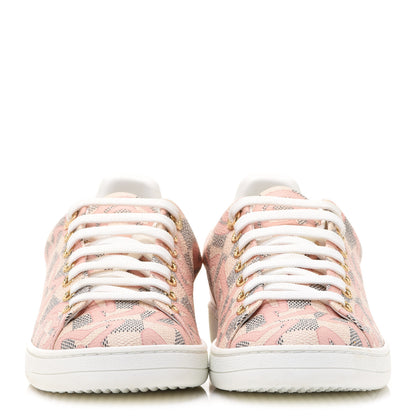Louis Vuitton Damier Azur Tahitienne Bora Bora Sneakers 36.5 Rose Ballerine 2 of 10