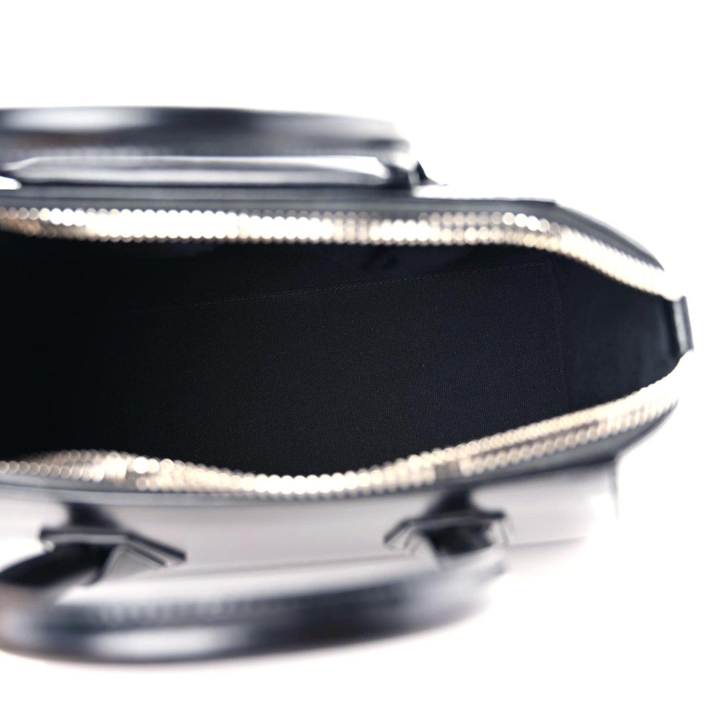 Shiny Lord Calfskin Small Antigona Black