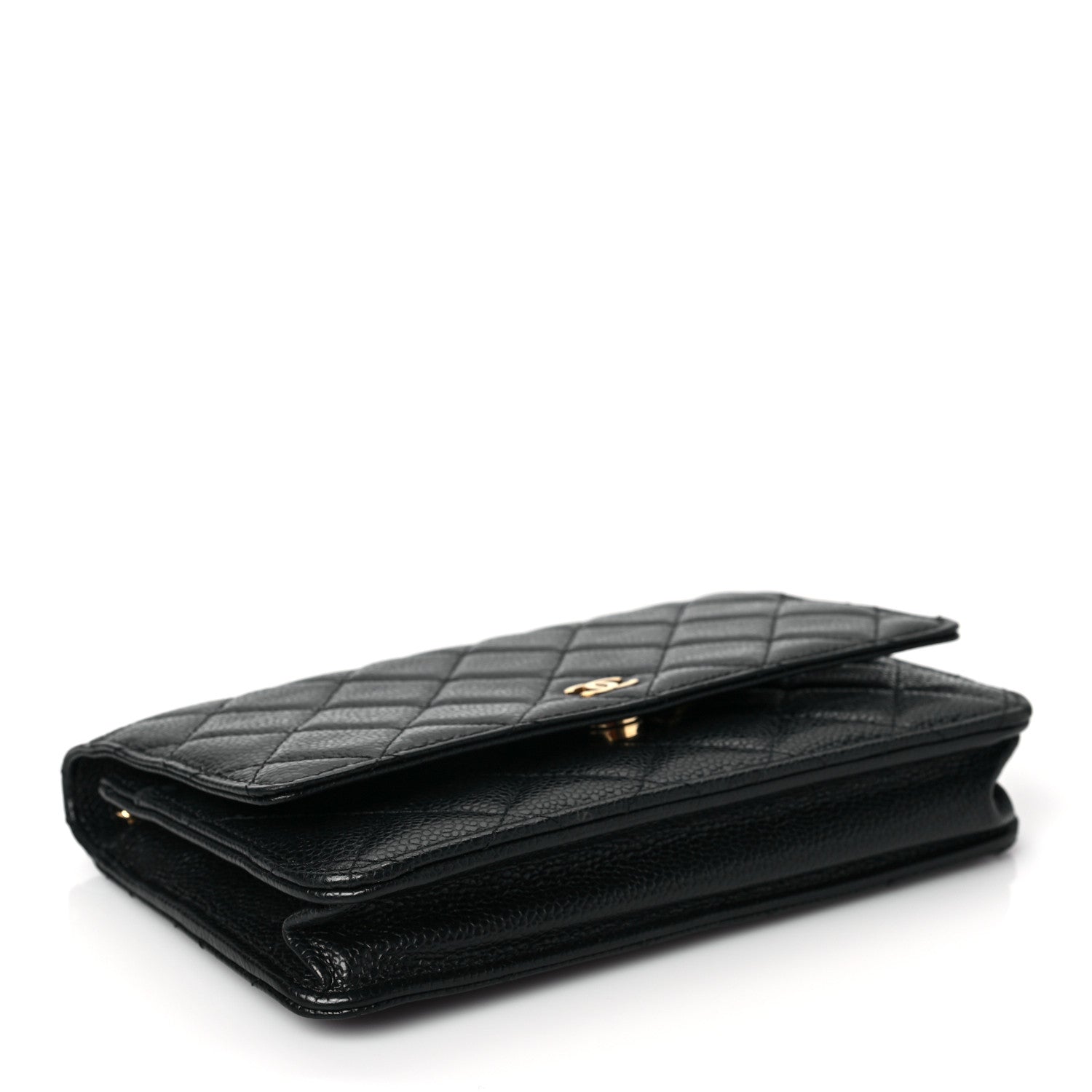 Chanel Caviar Quilted Wallet On Chain WOC Black 4 of 9