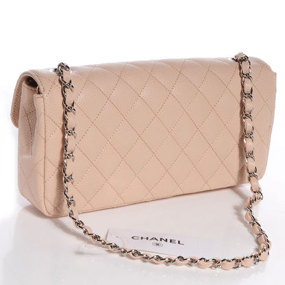 Chanel Caviar East West Flap Beige Clair 3 of 9