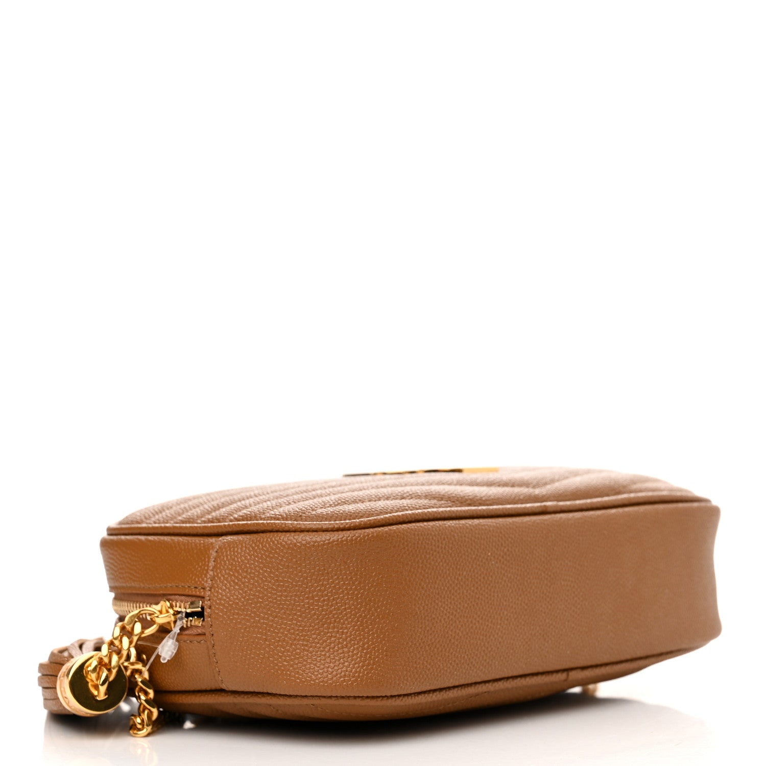 Saint Laurent Grain De Poudre Matelasse Monogram Mini Lou Camera Bag Dark Natural 4 of 10