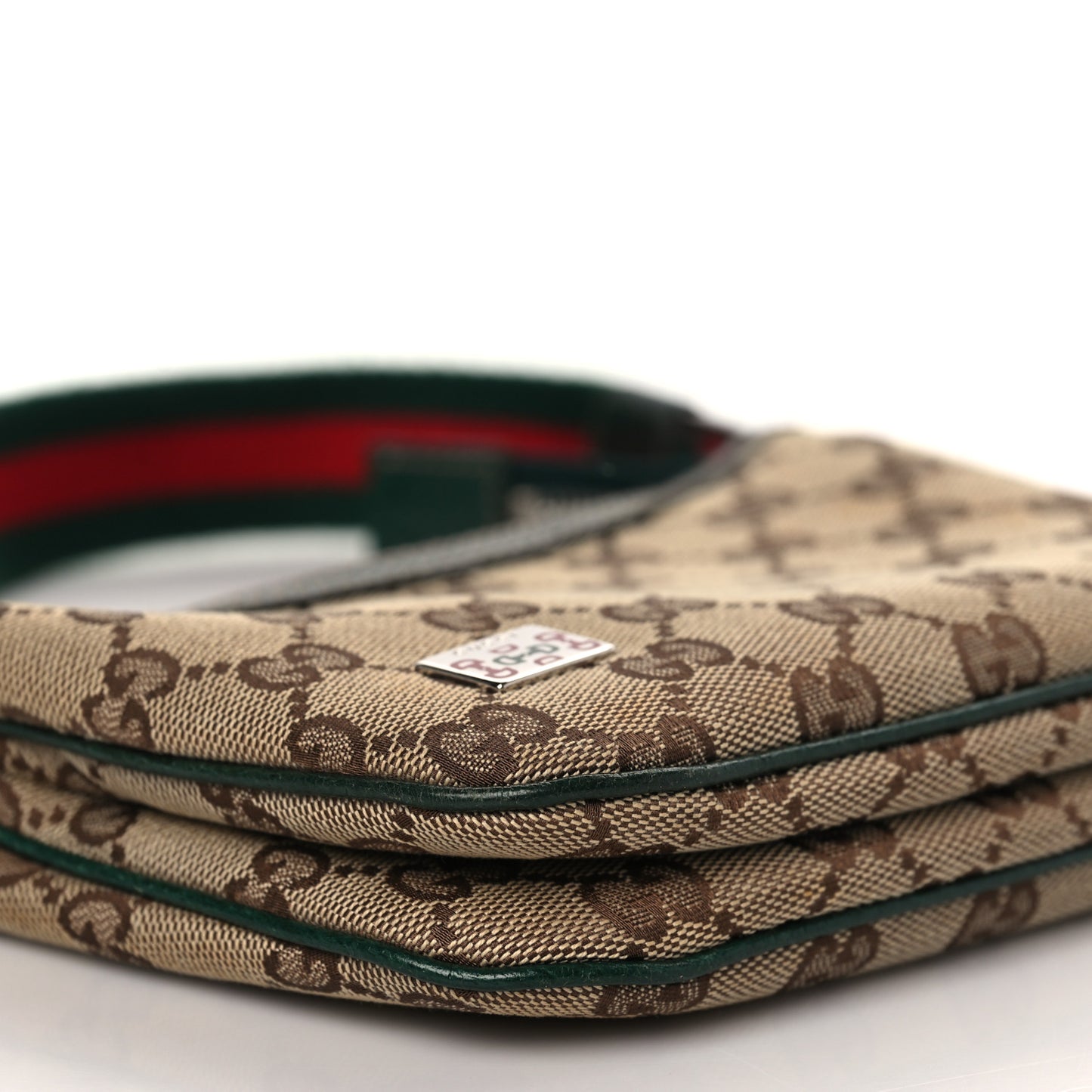 Monogram Web Mini Pop Hobo Green
