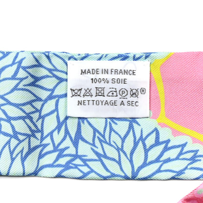 Hermes Silk The Three Graces Twilly Rose Bonbon Canard 3 of 4