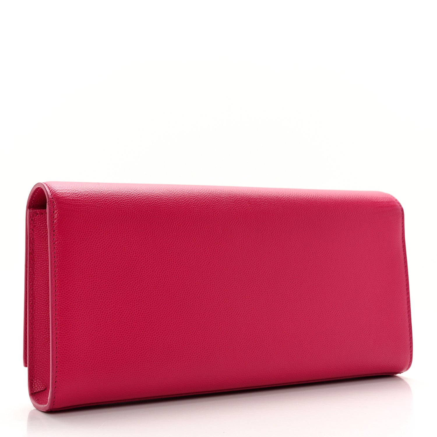 Saint Laurent Grain De Poudre Classic Monogram Cassandre Clutch Lipstick Fuchsia 2 of 12