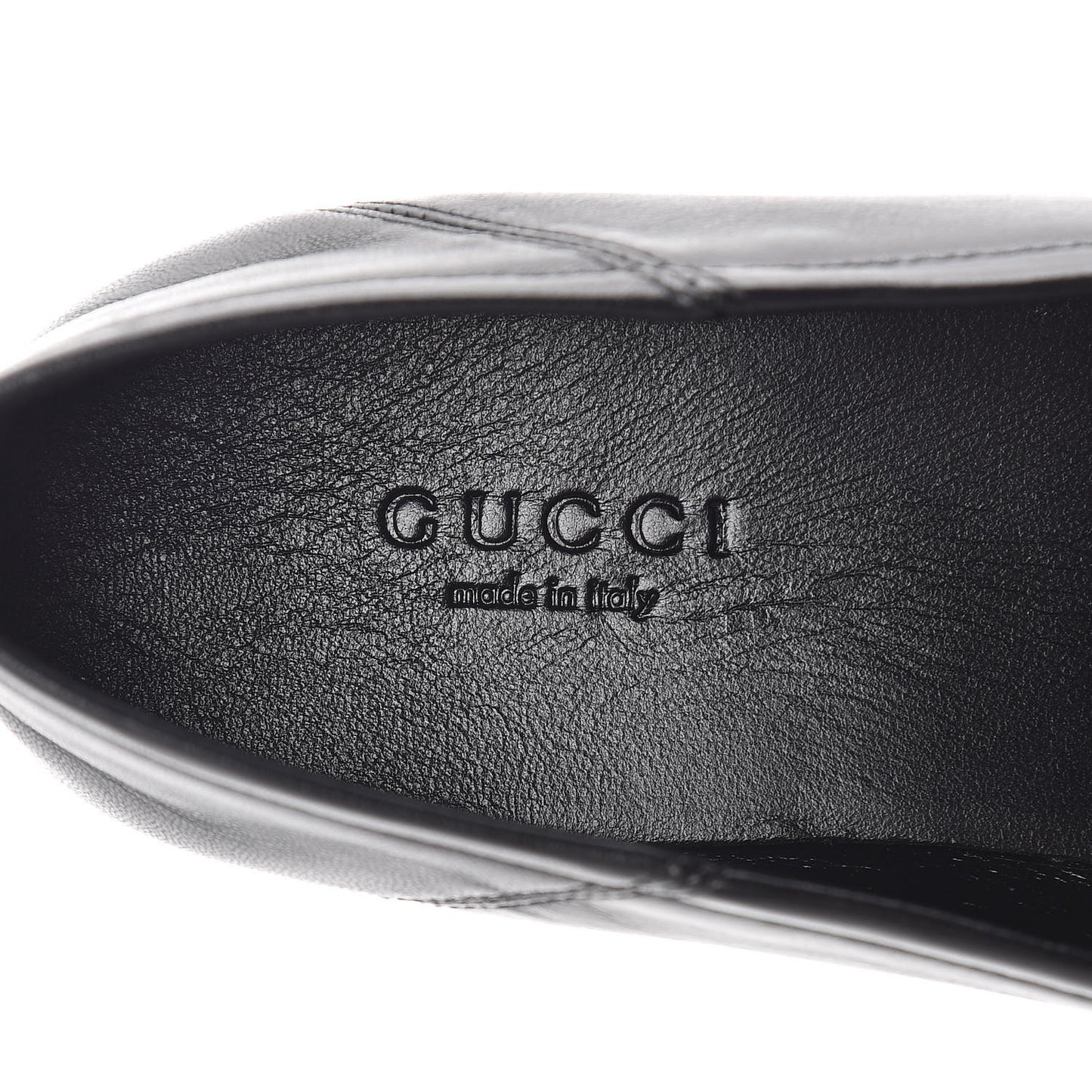 Lambskin Womens Brixton Horsebit Loafers 36.5 Black