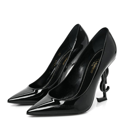 Saint Laurent Patent Opyum 110 Pumps 39 Black 3 of 8