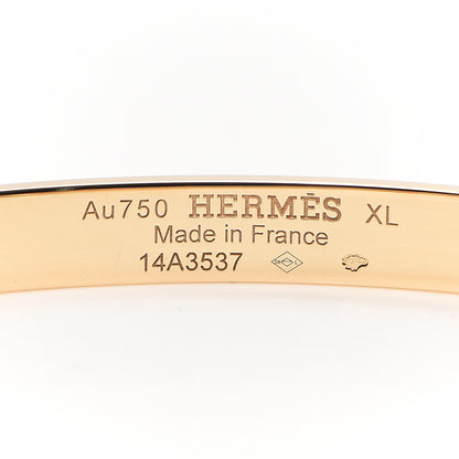 Hermes 18K Yellow Gold PM Collier De Chien Bracelet XL 4 of 6