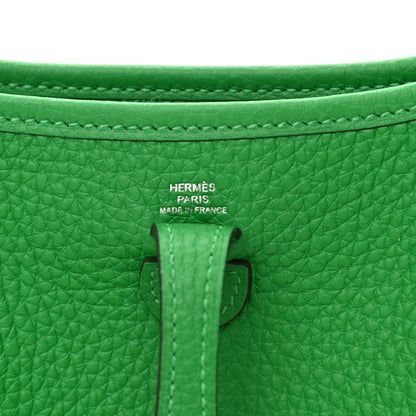 Hermes Taurillon Clemence Allegro Evelyne TPM Bamboo 6 of 11