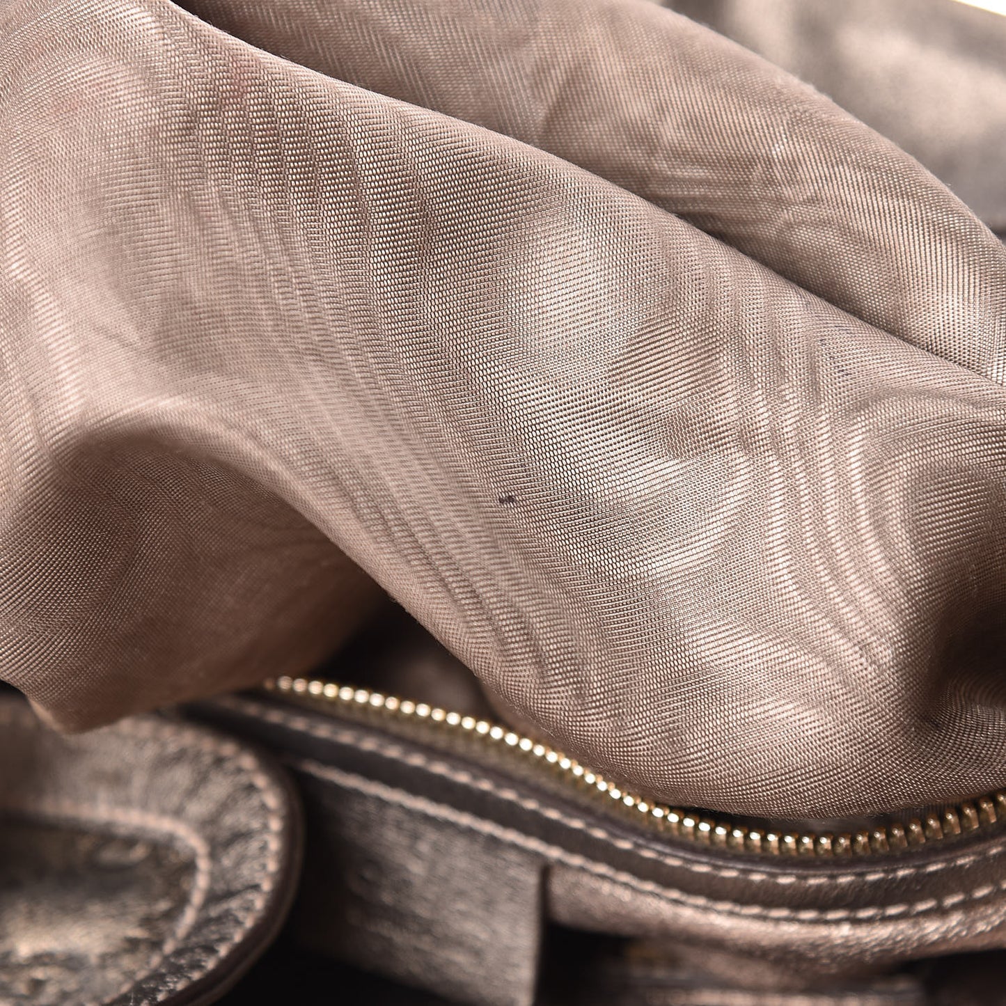 Metallic Guccissima Large Indy Top Handle Hobo Pewter