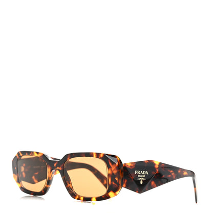 Prada Acetate Symbole Sunglasses SPR 17W Honey Tortoise 1 of 8