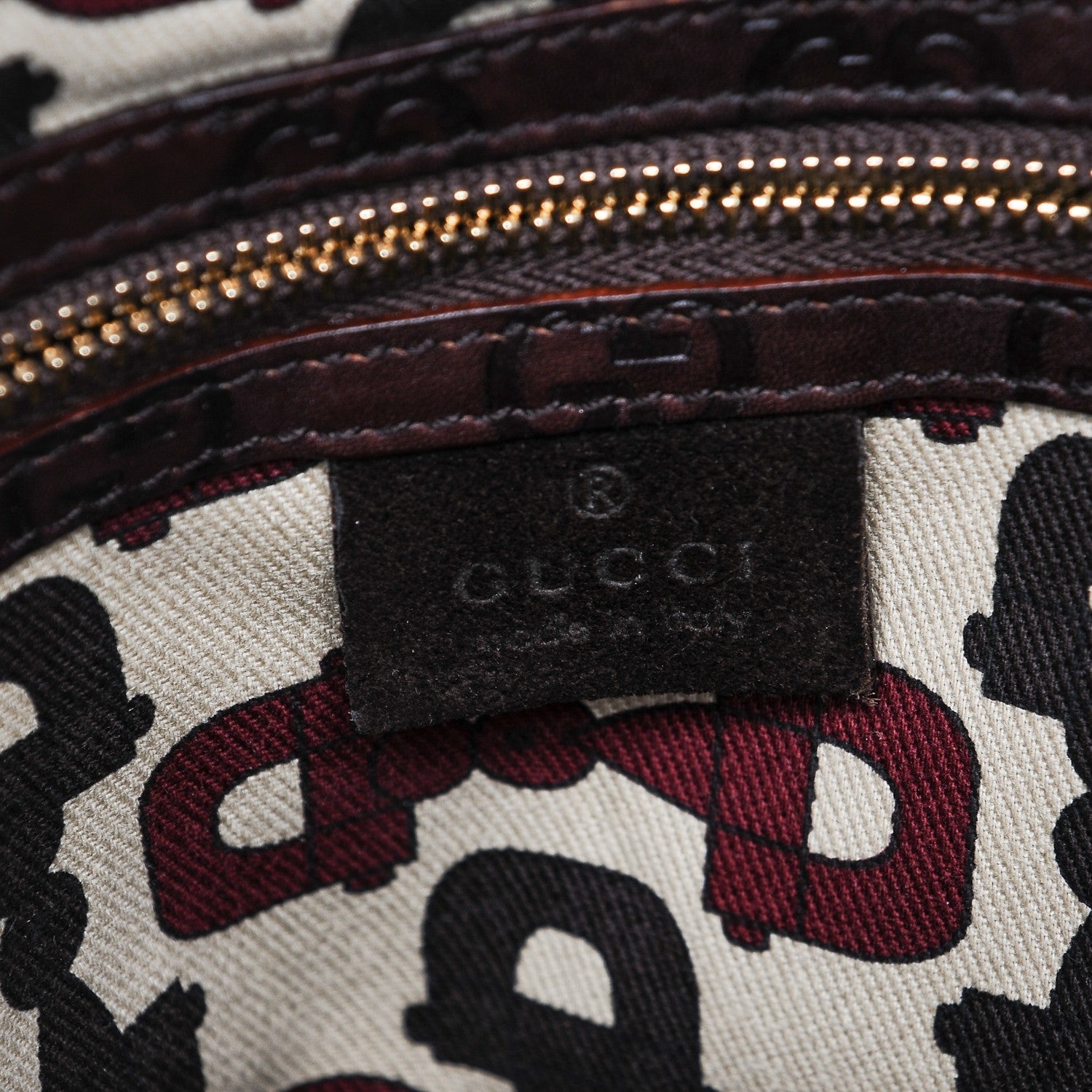 Gucci Guccissima Suede Hasler Hobo Dark Brown 6 of 8