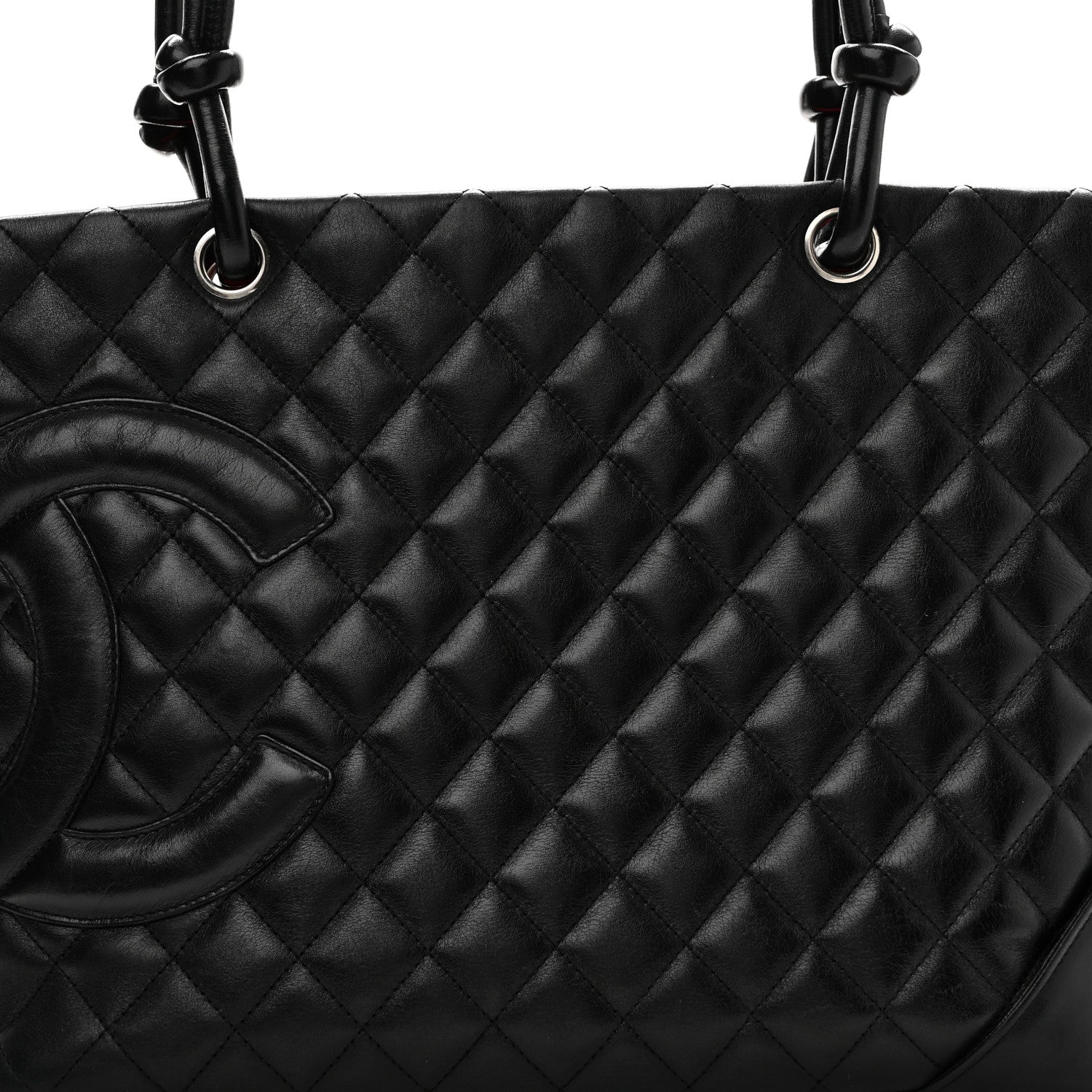 Chanel Calfskin Quilted Large Cambon Tote Black 8 of 11
