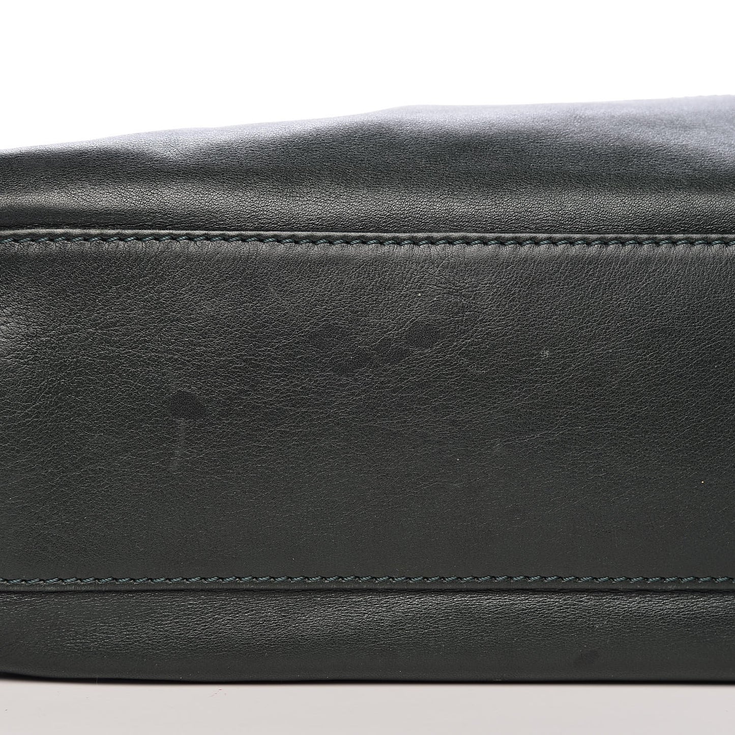 Lambskin CC Tassel Shoulder Bag Dark Green