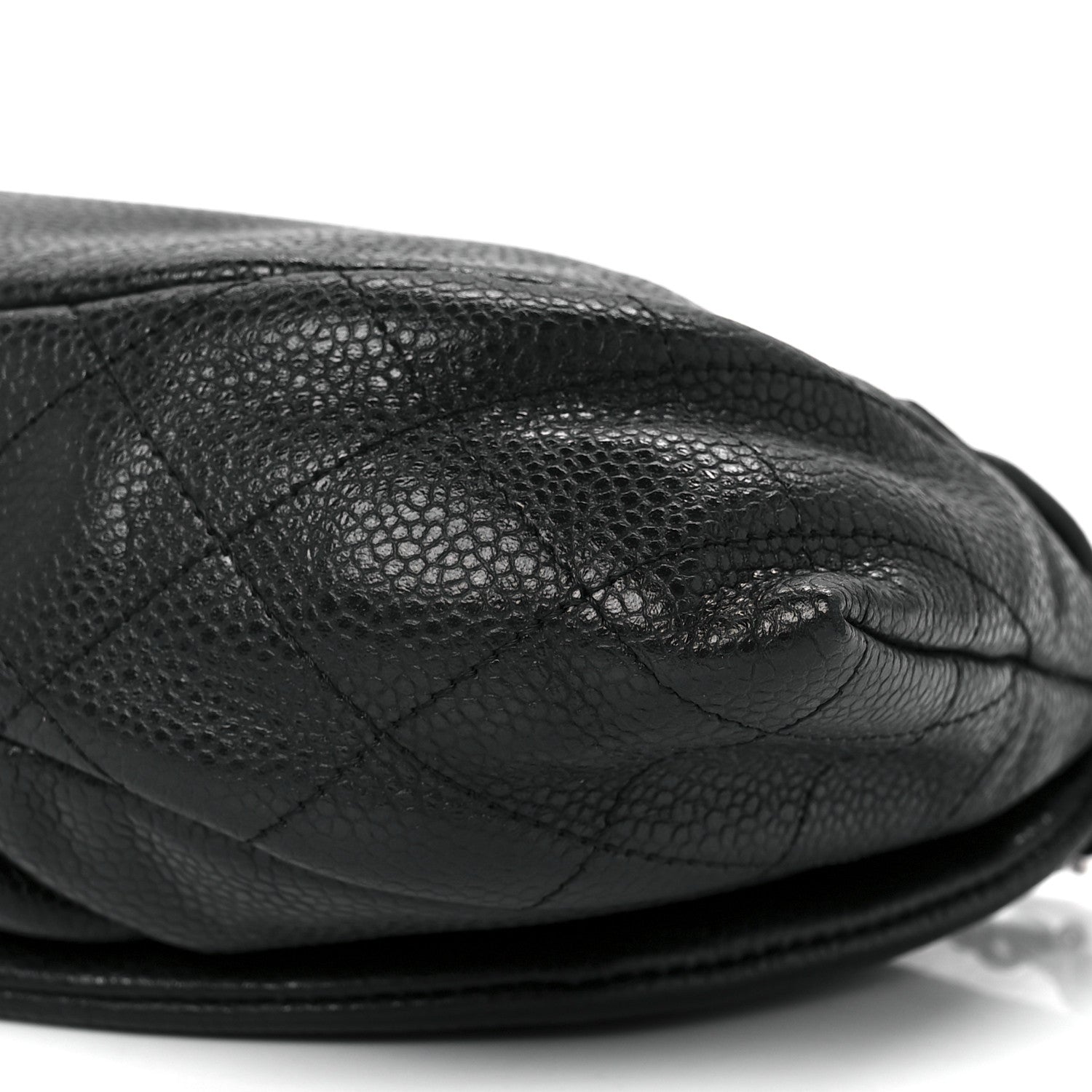 Chanel Caviar Half Moon Wallet On Chain WOC Black 12 of 12