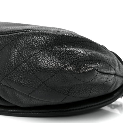 Chanel Caviar Half Moon Wallet On Chain WOC Black 12 of 12