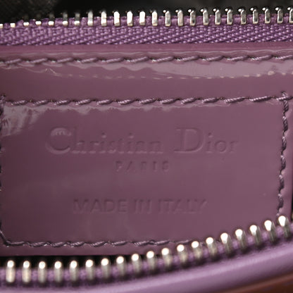 Christian Dior Patent Cannage Medium Lady Dior Purple 6 of 9