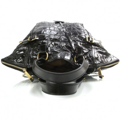 Saint Laurent Patent Croc Downtown Tote 5 of 10