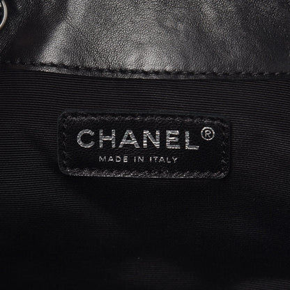 Chanel Lambskin Quilted Western Baluchon Fringe Bag Black 6 of 7