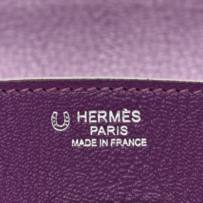 Hermes Chevre Mysore Horseshoe Birkin 30 Parme Rose Shocking 6 of 10