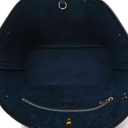 Louis Vuitton Empreinte Monogram Giant Neverfull MM Black 5 of 9