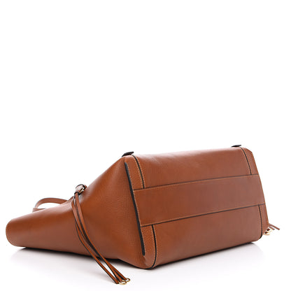 Chloe Smooth Calfskin Medium Milo Shopping Tote Caramel 3 of 10
