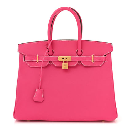 Hermes Epsom Birkin 35 Rose Tyrien 1 of 11