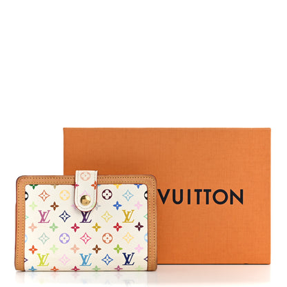 Louis Vuitton Monogram Multicolor French Purse Wallet White 13 of 13