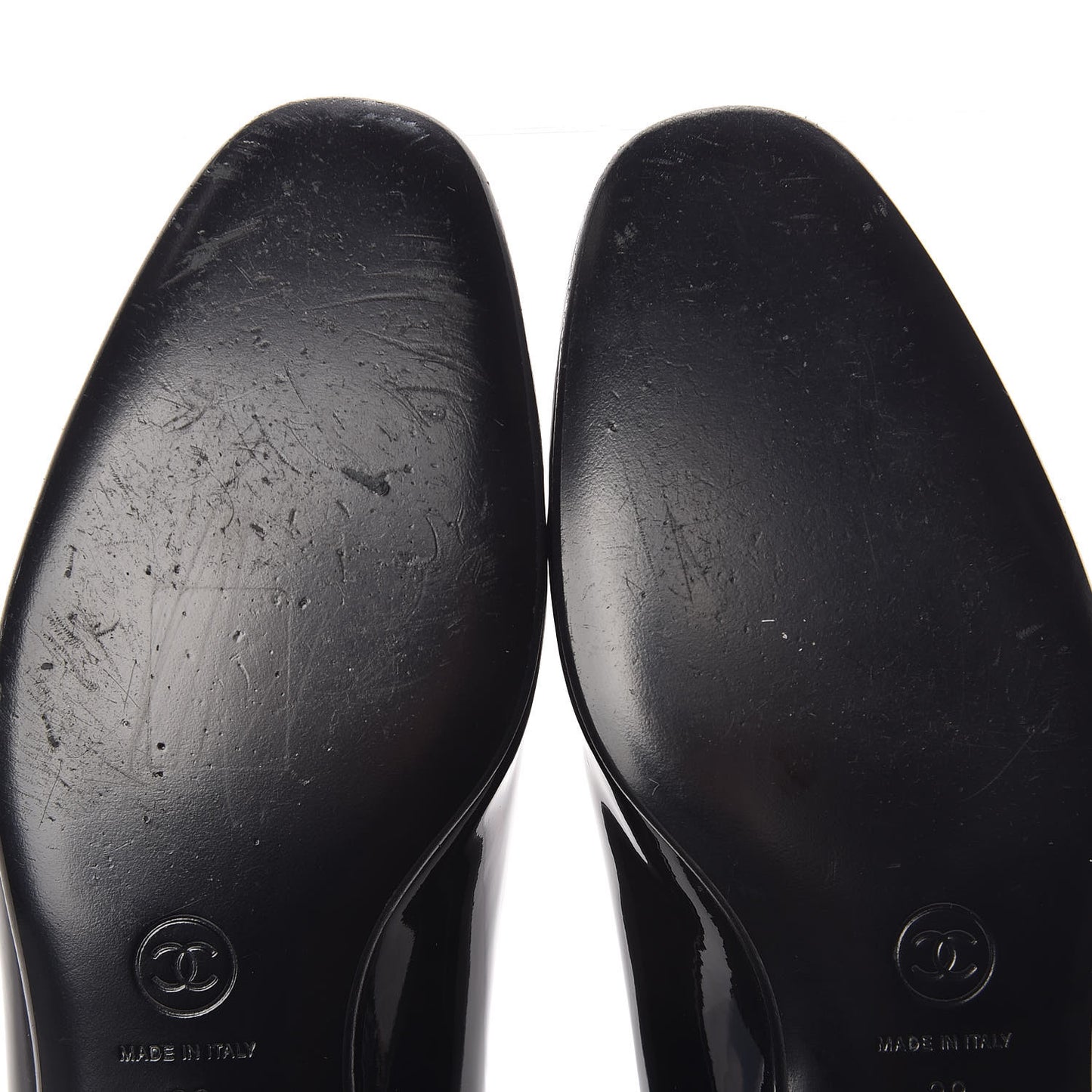 Patent CC Mocassin Loafers 38 Black