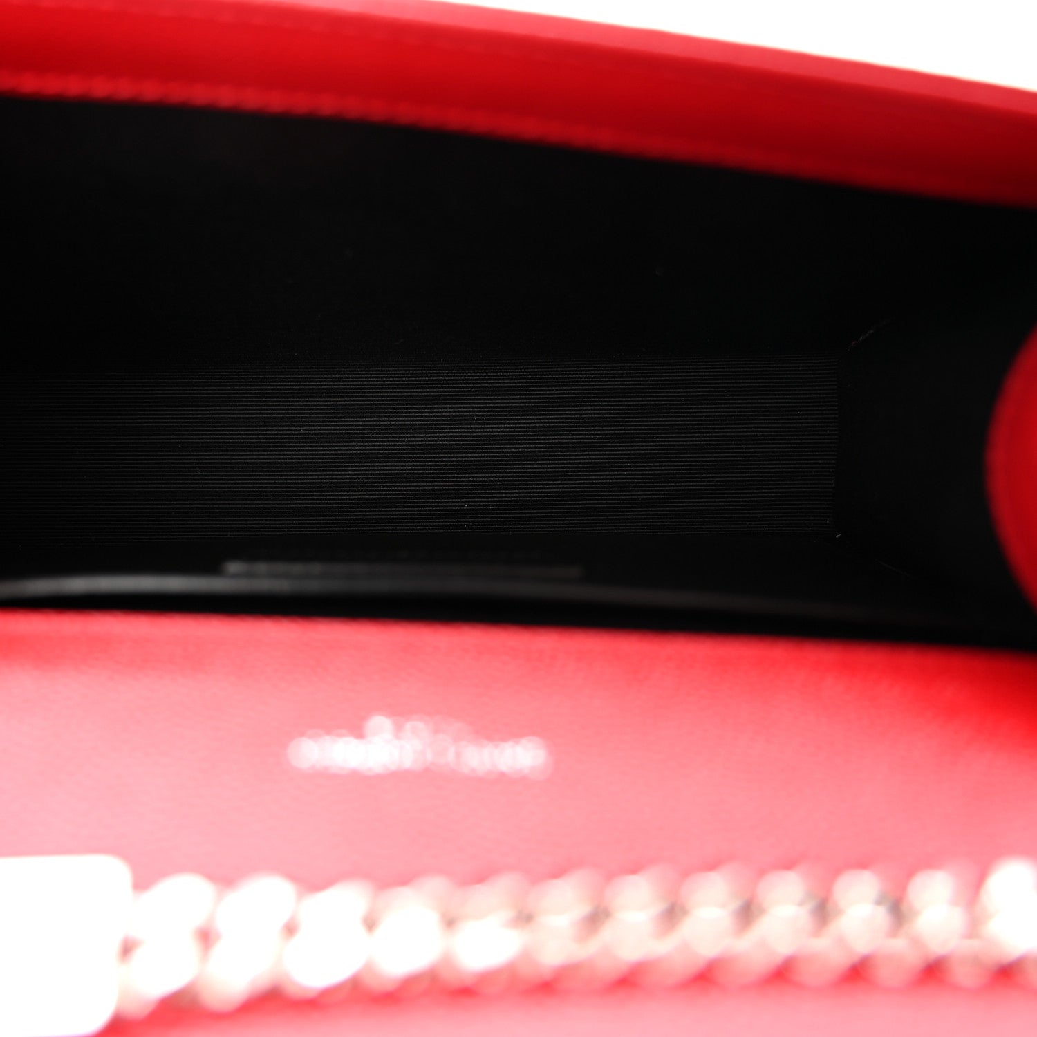 Saint Laurent Grain De Poudre Small Monogram Kate Satchel Red 4 of 10