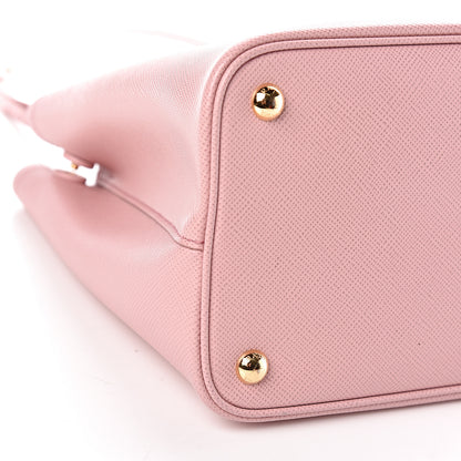 Prada Saffiano Cuir Medium Bi-Color Double Bag Pesco Baltic 9 of 10
