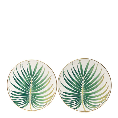 Hermes Porcelain Passifolia Dinner Plate N°2 Set of 2 1 of 7