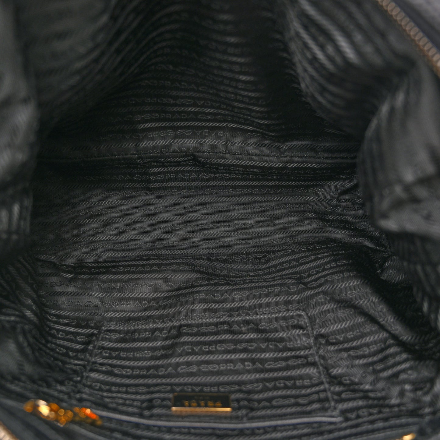 Tessuto Nylon Saffiano Tote Black