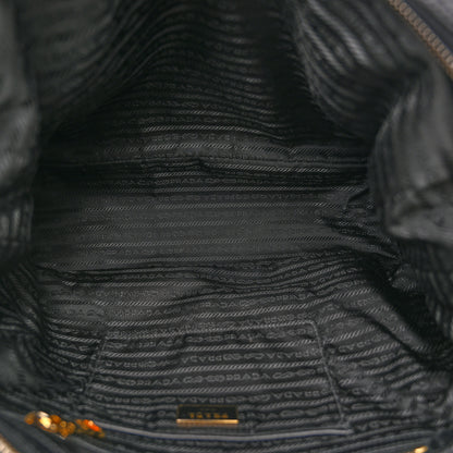 Prada Tessuto Nylon Saffiano Tote Black 5 of 14