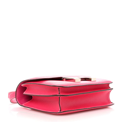 Hermes Epsom Constance 24 Rose Tyrien 4 of 10