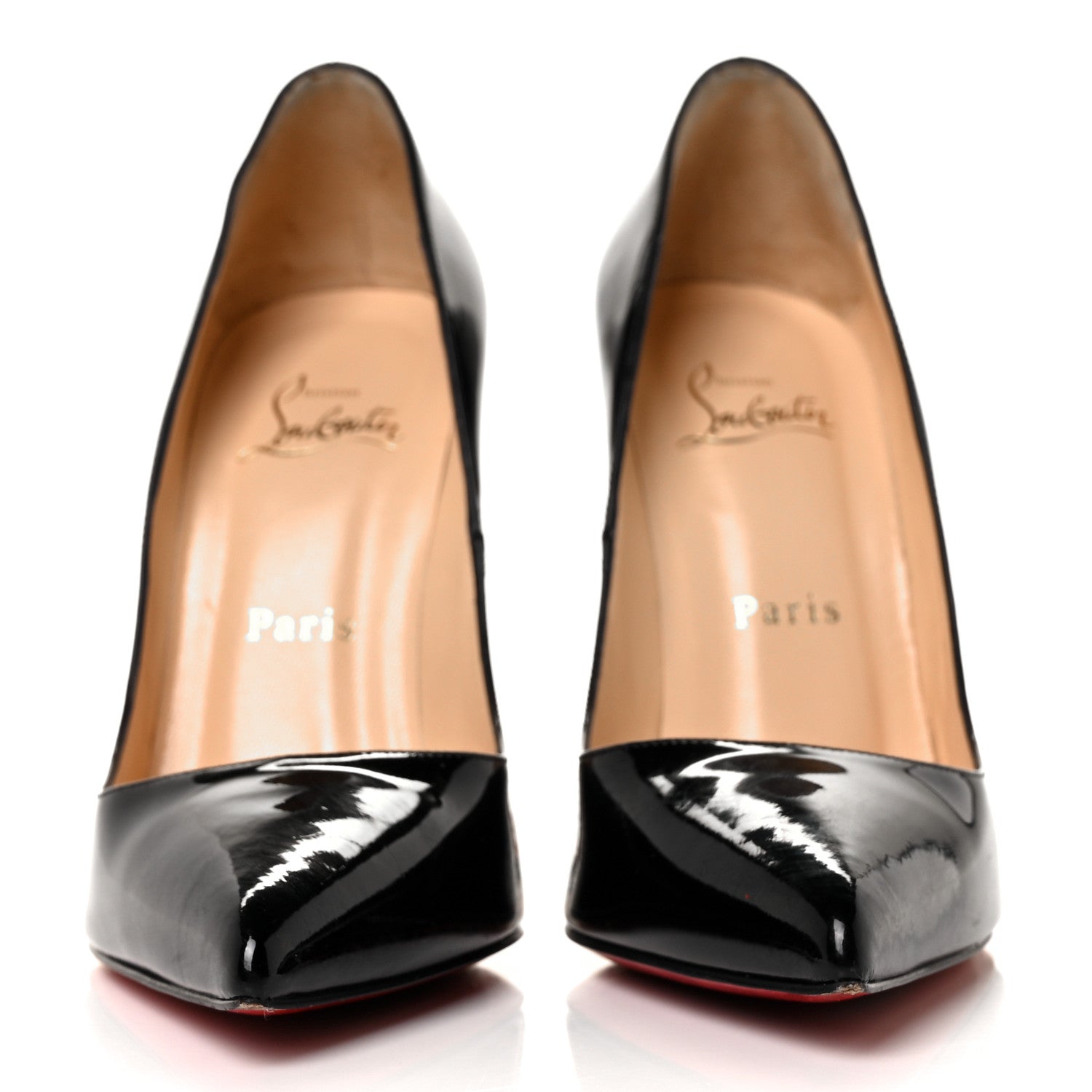 Christian Louboutin Patent Pigalle 120 Pumps 37.5 Black 2 of 8