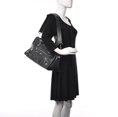 Balenciaga Agneau Giant 21 Silver Hardware Part Time Anthracite 2 of 9