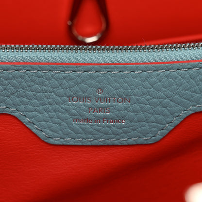Louis Vuitton Taurillon Capucines GM Ciel Rubis 7 of 10