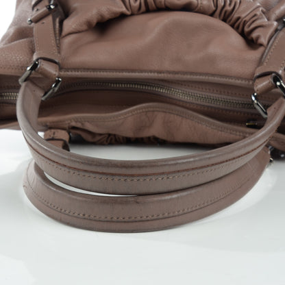 Burberry Heritage Grained Leather Farrar Drawstring Tote 9 of 11