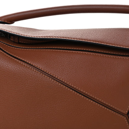 Loewe Calfskin Small Puzzle Bag Tan 7 of 10
