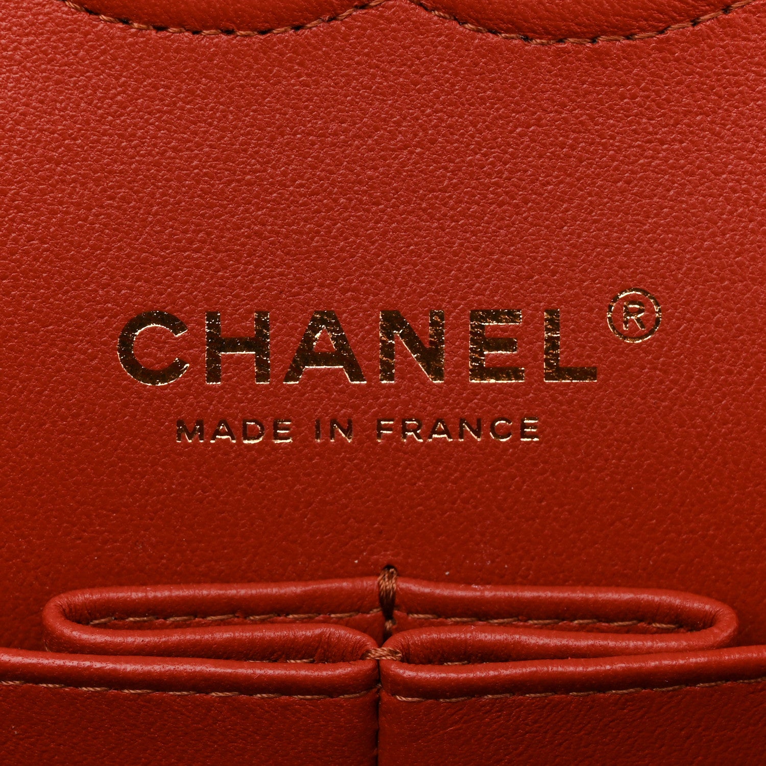 Chanel Lambskin Quilted Medium Double Flap Brown 6 of 14
